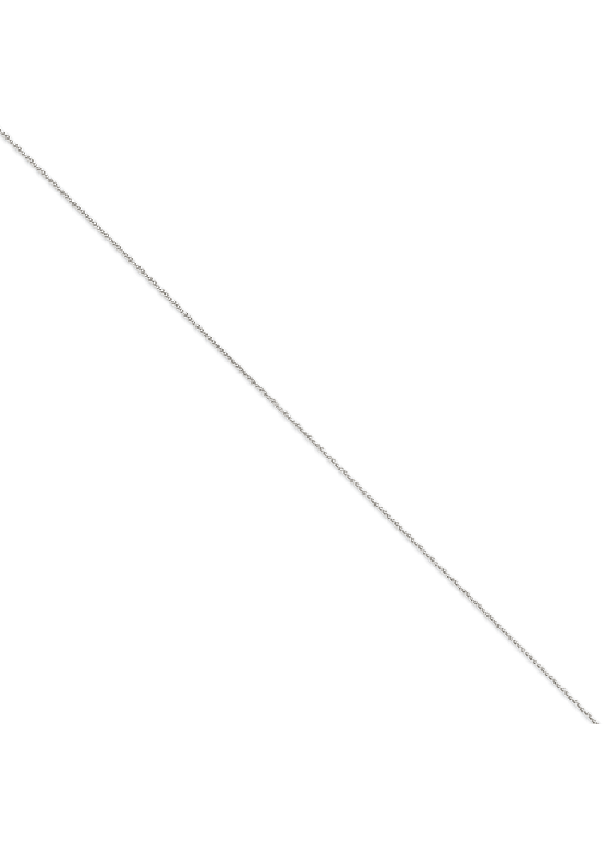 14K Yellow Gold Solid 1mm Polished Spiga 16" chain
