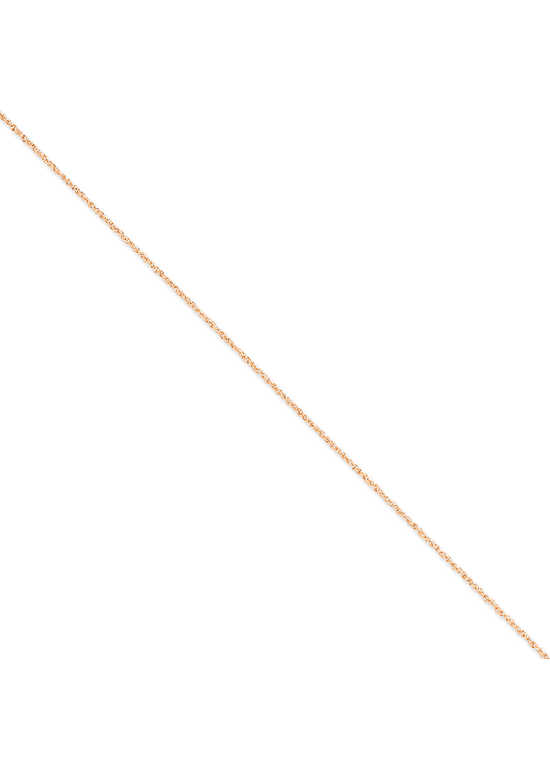 14K Rose Gold 1.1mm Ropa 16" chain