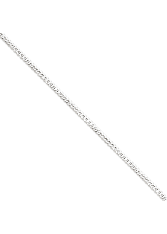 14K Yellow Gold 4.5mm Flat Beveled Curb 7" chain