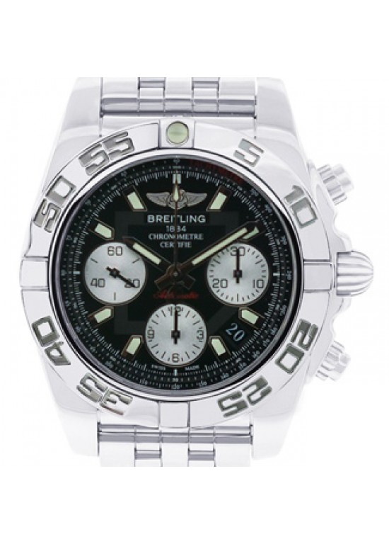Breitling Chronomat Stainless Steel Mens Watch - AB014012/BA52-dial