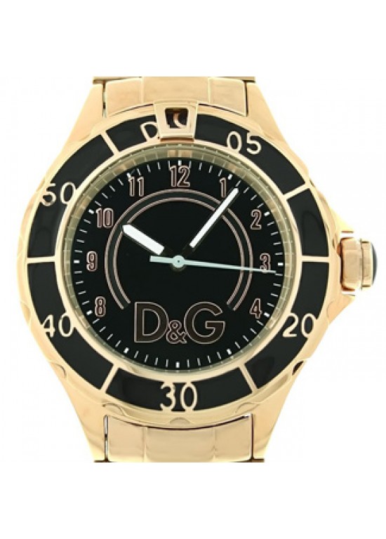 D&G Gabbana Rose Gold Ion Plated Stainless Steel Ladies Watch - DW0660-dial