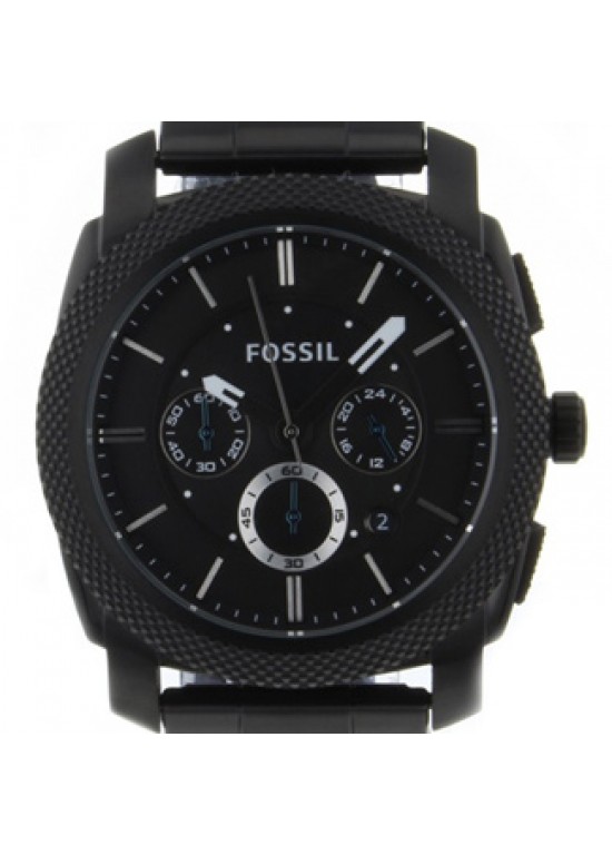 Fossil Machine Black Ion-plated Stainless Steel Mens Watch - FS4552-dial