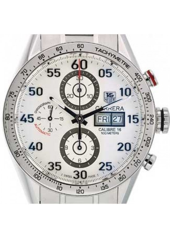 Tag Heuer Carrera Stainless Steel Mens Watch - CV2A11.BA0796-dial