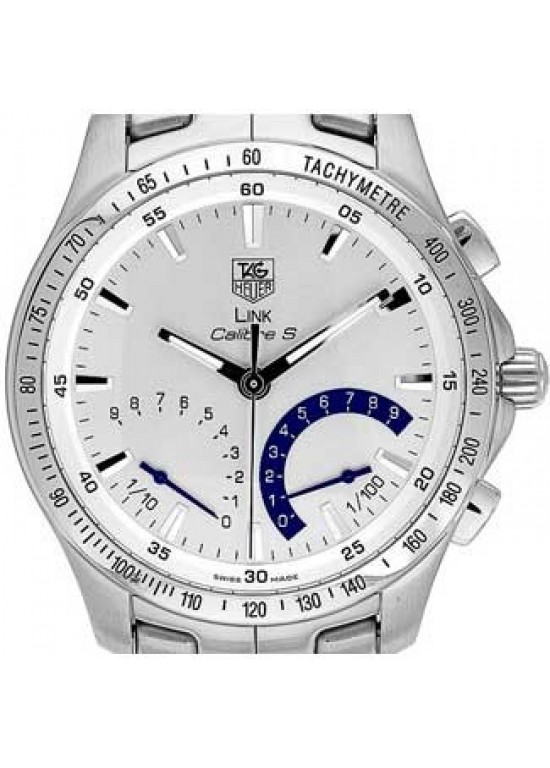 Tag Heuer Link Stainless Steel Mens Watch - CJF7111.BA0587-dial