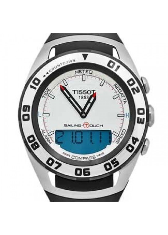 Tissot Sailing Touch Stainless Steel Mens Watch - T0564202703100-dial