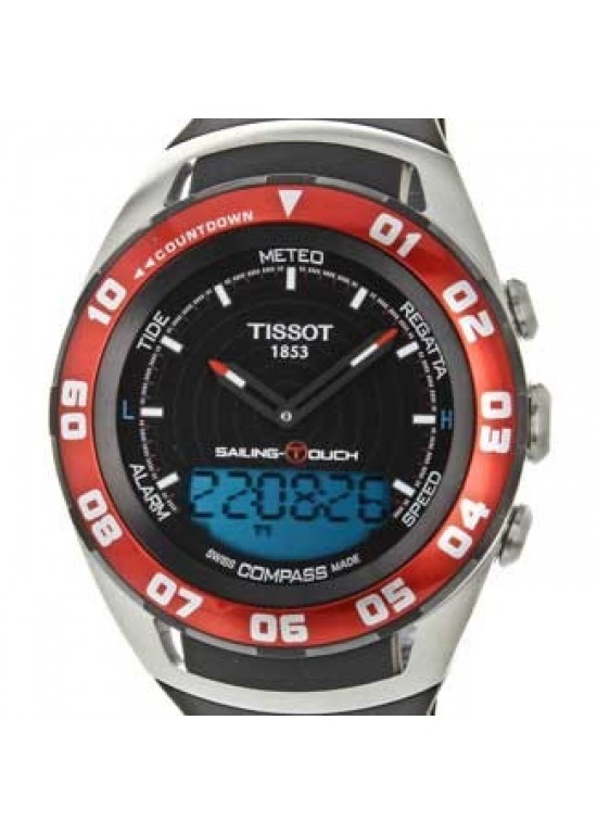 Tissot Sailing Touch Stainless Steel Mens Watch - T0564202705100-dial