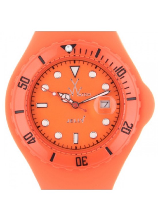 Toy Watch Jelly Plastic Ladies Watch - JTB03OR-dial