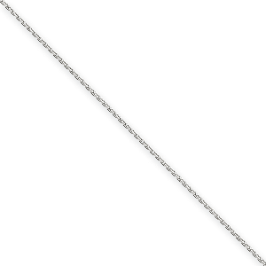 14K Yellow Gold 1.65mm Diamon-Cut Cable 10" chain