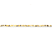 14K Yellow Gold Handmade 2.5mm Regular Rope 10" chain