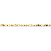 14K Yellow Gold Handmade 2.75mm Regular Rope 9" chain