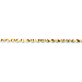 14K Gold Handmade 3.2mm Diamond-Cut Rope 18" chain
