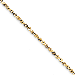 14K Yellow Gold Handmade 3.65mm Regular Rope 7" chain