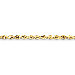 14K Yellow Gold Handmade 5mm Regular Rope 18" chain