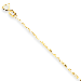 14K Yellow Gold Cable 0.95mm Rope Carded 16" chain