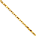 14K Yellow Gold 1.45mm Wheat 16" chain
