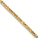 14K Yellow Gold 3.7mm Hollow Franco 18" chain