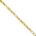 14K Yellow Gold 2.6mm Light Wheat 18" chain