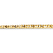 14K Yellow Gold Durable 4.3mm Solid Cuban Link 7" chain