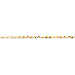 14K Yellow Gold Diamond-Cut 1.8mm Extreme Lightweight Rope 30" chain