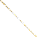 14K Yellow Gold 4.5mm Concave Open Figaro 18" chain