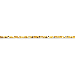 14K Yellow Gold 2.25mm Diamon-cut Milano Rope 16" chain