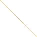 14K Yellow Gold Diamond-Cut 1mm Spiga 16" chain
