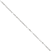14K Yellow Gold Round Open Link 3mm Diamon-Cut Cable 16" chain