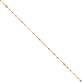 14K Yellow Gold 1.7mm Ropa 9" chain