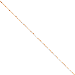 14K Rose Gold 1.1mm Ropa 18" chain