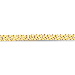 14K Yellow Gold 6.5mm Silky Herringbone 20" chain