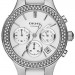 DKNY White Ceramic And Stainless Steel Chronograph Ladies Watch NY8181-dial