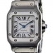 Cartier Santos Stainless Steel Ladies Watch - W20054D6-dial