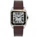Cartier Santos Stainless Steel with 18kt Gold Mens Watch - W20072X7