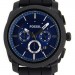 Fossil Classic Black Ion-played Stainless Steel Mens Watch - FS4605-dial