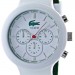 Lacoste Borneo White Steel with Plastic Mens Watch - 2010653-dial