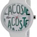Lacoste Goa White Plastic Mens Watch - 2020055-dial