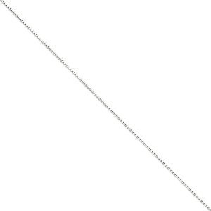 14K Yellow Gold 0.9mm Diamon-Cut Cable 10" chain