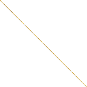 14K Yellow Gold 1.1mm Ropa 20" chain