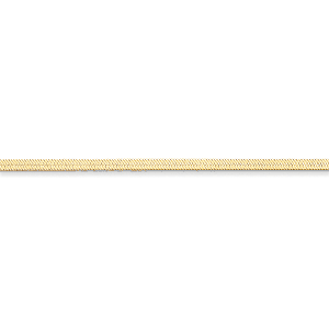 14K Yellow Gold 3mm Silky Herringbone 8" chain