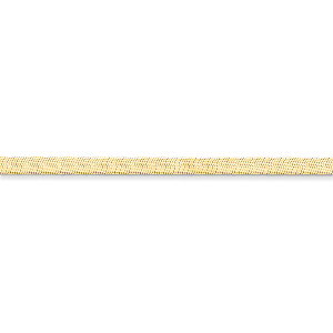 14K Yellow Gold 4mm Silky Herringbone 7" chain