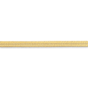 14K Yellow Gold 5.5mm Silky Herringbone 18" chain